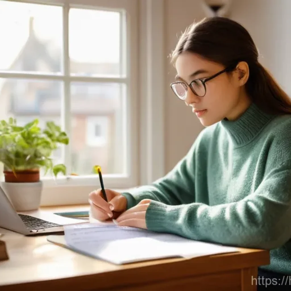 소방설비기사 시험 응시료 및 준비 비용 - A young woman, approximately 22 years old, deeply focused while studying for an engineering exam. Sh...